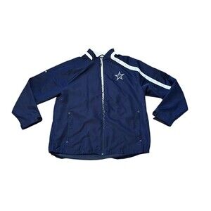Reebok Dallas Cowboys Official NFL OnField Coach Team Player Jacket Size Large